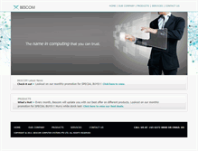 Tablet Screenshot of bescom.com.sg